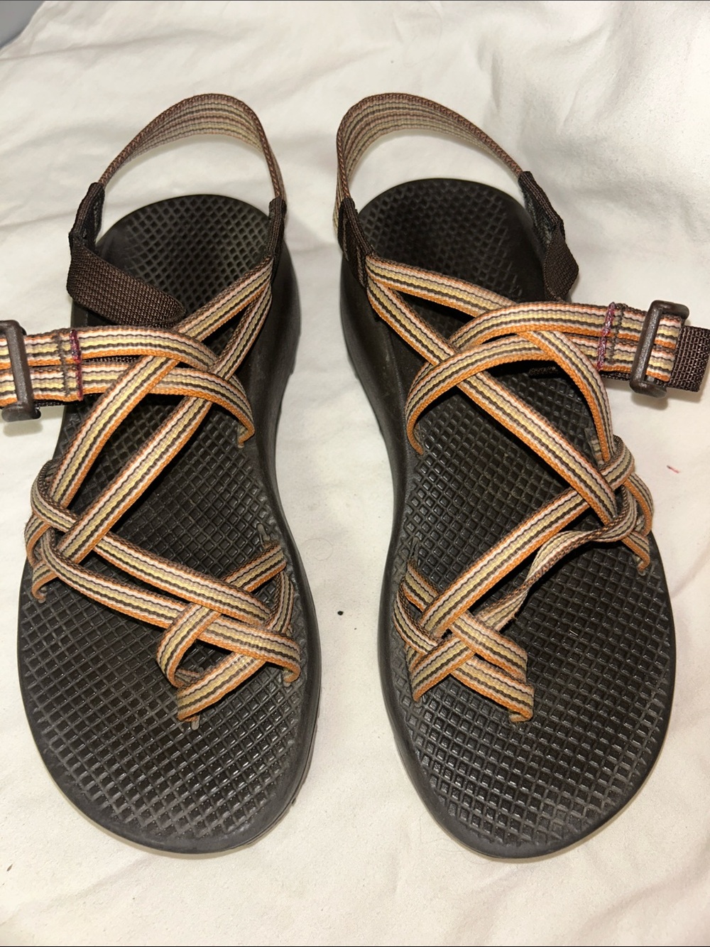 Chaco Women's Brown Multicolor Strappy Sandals women 8